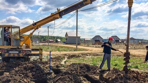 Свайно-ростверковый фундамент в Жлобине