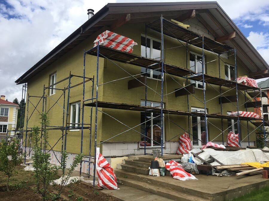 Утепление частного дома в Жлобине